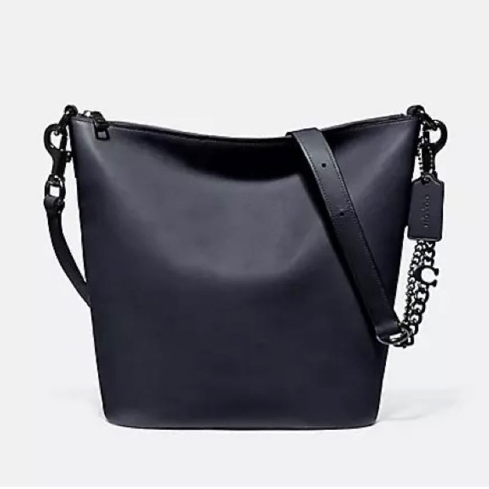 COACH Navy Blue Leather Tote/Duffle bag